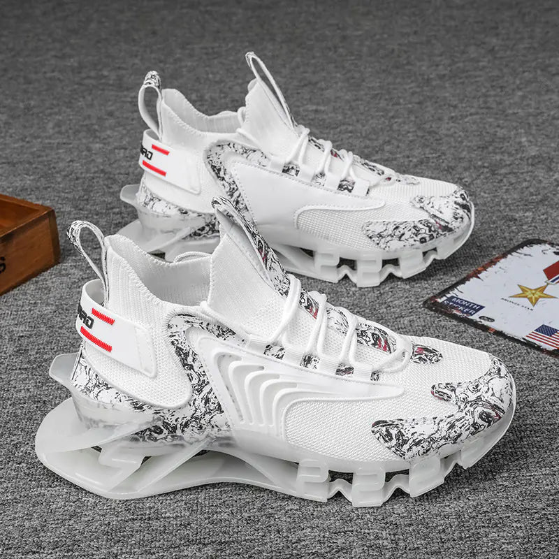 Men's Autumn Air Cushion Breathable Running Shoes